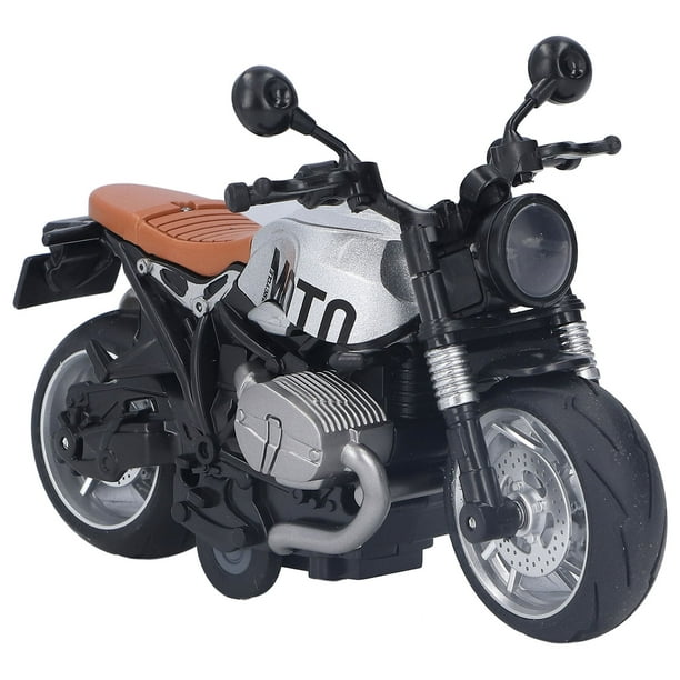 pull back motorcycle toy alloy motorcycle model retro motorcycle toy motorcycle toy retro motorcycle model 1:12 Pull Back Motorcycle Toy Cool Retro Motorcycle Toy with Lighting for ANGGREK AC8082