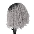 thumbnail image 4 of 14-inch Lace Front Wig - Butt African Style, Small Volume Puffy with Middle Part - for Women, 4 of 6