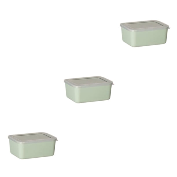 Injueey Contenedor de plástico de calidad alimentaria con tapa transparente: seguridad y frescura Contenedores fáciles de ubicar Verde 1 Type1 NO1