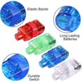 thumbnail image 3 of 100-Pack LED Finger Rings, Flashing Light Rings in Bulk for Party Favors | Glow-in-the-dark Party Supplies for Kids and Adults, 3 of 4
