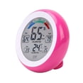 thumbnail image 2 of karymi New Round Touchs Screen Temperatures Hygrometer With Clock Alarm Clock Household Thermometers Electronic Temperature And Humidity Up to 45% off, 2 of 7
