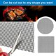 thumbnail image 3 of Juego de 4 parrillas para barbacoa, red para barbacoa, reutilizable y cortable, antiadherente, para cocinar en el horno y hacer yogur, 40 x 33 cm, 3 of 5