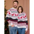 thumbnail image 4 of Ropa de Año Nuevo 2024, informal, holgada, para mujeres, hombres, parejas, suéteres a juego, jerséis familiares navideños, prendas de punto gruesas y cálidas, aspecto navideño, 4 of 5