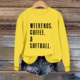 thumbnail image 5 of Sweatshirt for Women Perfect For Daily Wear or Loungewear! Cozy Picks for Every Soft Fabrics M Yellow Sweatshirts, 5 of 5