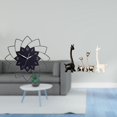 thumbnail image 2 of Reloj De Pared Acrílico Con Forma De Flor Y Figura De Jirafa De Cerámica. Reloj Colgante Decorativo Moderno Para Dormitorio, Cafetería, Oficina, Escritorio O Estantería., 2 of 5