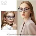 thumbnail image 6 of Cat Eye Distance Glasses for Women Oversized Near Sighted Vision Driving See Far Eyeglasses Fashion Nearsighted Non Prescription Myopia Farsighted Glass Stylish Blue Light Nearsightedness Frame -1.75, 6 of 10