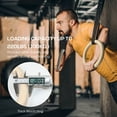 thumbnail image 2 of Wooden Gymnastics Rings with Adjustable Buckle Straps Training Rings Pull Up Rings for Home Gym Workout, 2 of 8