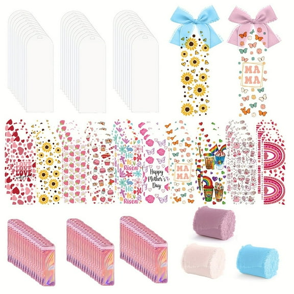 Acrylic Bookmark Blanks Clear Book Marks Making Kit for Reading Lovers DIY Crafts Graduation Gifts