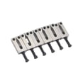 thumbnail image 4 of Juego de 6 sillines para guitarra eléctrica, piezas de guitarra, accesorios de puente de acero inoxidable 105 mm B, 4 of 9
