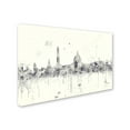 thumbnail image 2 of Trademark Fine Art 'Washington DC Skyline Mclr-1 Blueprint' Canvas Art by Marlene Watson, 2 of 3