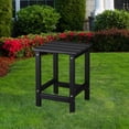 thumbnail image 5 of UBesGoo Adirondack Square Side Table HDPE Weather Resistant End Table Outdoor Coffee Table, Black, 5 of 10
