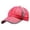 A-Watermelon Red818, variant on Unisex Mesh Baseball Cap Color Block Adjustable Design All Seasons Hat Stylish Outdoor Headwear