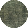 thumbnail image 1 of Ahgly Company Indoor Round Abstract Army Green Abstract Area Rugs, 5' Round, 1 of 6