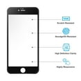 thumbnail image 2 of 2 Pack Tempered Glass Screen Protector For iPhone 7 Plus [Case Friendly][Full Screen Coverage][HD Clear][9H Hardness][Anti-Fingerprint], Black, 2 of 5