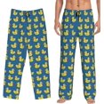 thumbnail image 2 of PISONIC Funny Mens Pajama Pants Lounge Men's Pajama Bottoms Soft Sleep Pants With Pockets Drawstring, 2 of 7