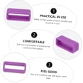 thumbnail image 3 of HUGFEGWE 24 Pcs Anti-Fall Buckle Ring Replacement Watch Band Loop Smartwatch Band Holders Watch Screen Protector Watch Ultra Screen Protector Watches Fidget Ultra Watch Band Watch CA919-140203, 3 of 9