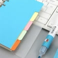 thumbnail image 2 of KAKOWELY Séparateurs de Pages Colorés A5 Index Coloré Pages Classifiées Papier à Onglets 8.27"X5.59"X0.2 Pouces, 2 of 4