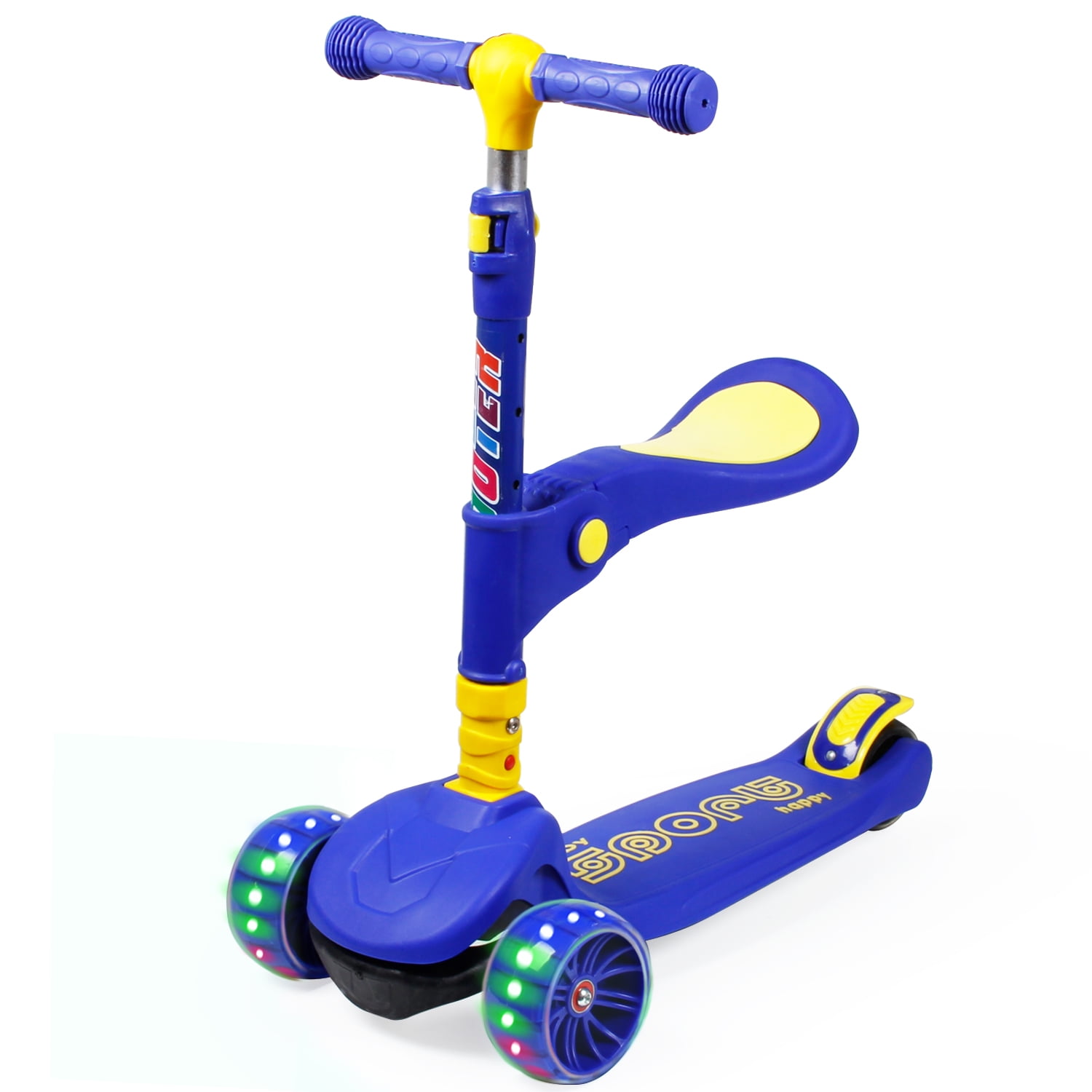 Details about   Fashion Children Scooter with Safe Adjustable Height Flashing Wheel H1PS 