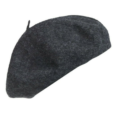 EP - French Wool Beret Tam Beanie Hat Warm Classic Lightweight Military ...