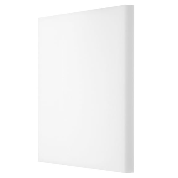 UHMW Ultra High Molecular Weight Polyethylene Sheet, 3/4" Thick 8" x 8'' White