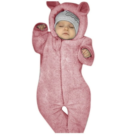 

Qufokar Baby Leather Jackets Water Resistance Jacket Outwear Jumpsuit Warm Coat Boy Solid Baby Romper Winter Hooded Boys Coat&Jacket