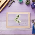 thumbnail image 4 of CATIEBYE 3Pcs Handmade Paper Mold Set with Strong Wooden Frame and Mesh for Crafting, 4 of 6