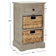 thumbnail image 4 of SAFAVIEH Carrie Side Storage Side Table Vintage Grey, 4 of 4