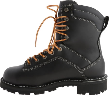 Danner Men's 17311 Quarry USA 8" Black Alloy Toe GTX WP EH Safety Work Boots 