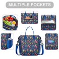 thumbnail image 2 of Mermaid Sea Princess Pattern Womens Lunch Box for Work,Insulated Large Lunch Bag for Tween and Teen,Loncheras Para Mujer,Leakproof Adult Lunch Bag for Work,Beach,Travel,Picnic,Camping, 2 of 7