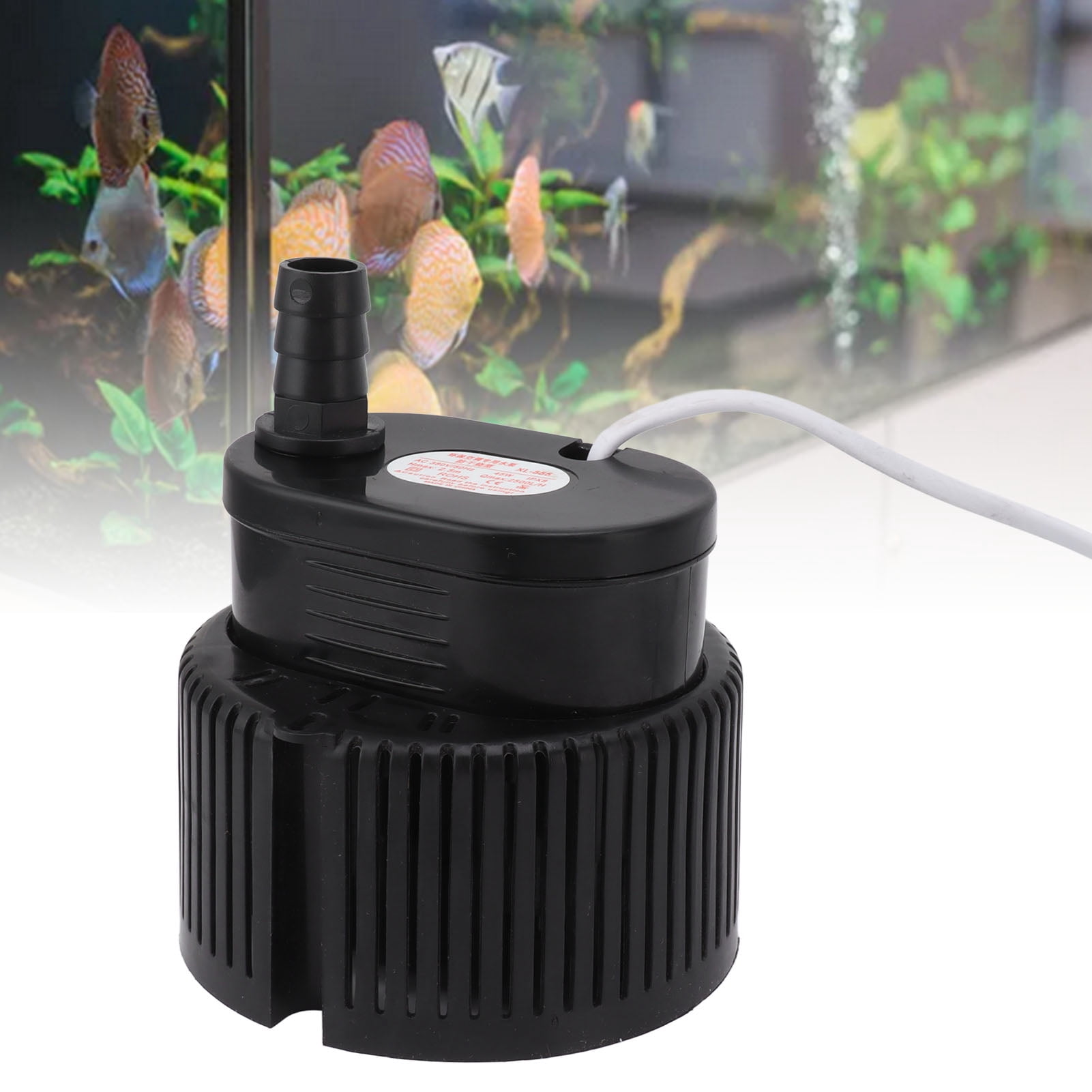Suodoka Submersible Pump 45W 380V Low Noise Stable Output Plastic Casing Quiet Water Pump for Garden Aquarium Fountain Pond Fish Tank Hydroponics High Performance Circulation System 10 inches