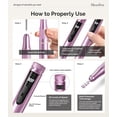 thumbnail image 3 of Taladro de uñas eléctrico MelodySusie SM180F 30000RPM Purple, 3 of 7