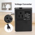 thumbnail image 3 of Convertidor De Voltaje De CA De 220 V A 110 V Convertidor De Voltaje De 200 W Adaptador De Corriente Portátil Para Viajes Negro, 3 of 7
