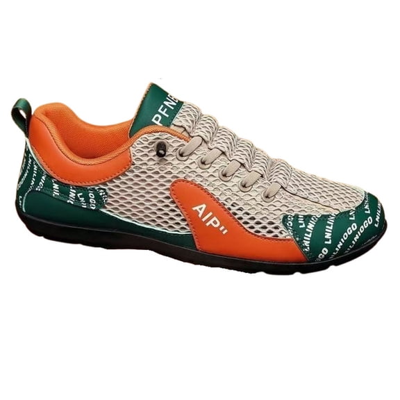 CHICVOMEY Comfortable Sneakers for Men Lightweight Breathable Casual Sneakers Minimalist Mesh Upper Sneakers Ideal for Travel and Daily Walking