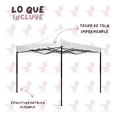 thumbnail image 5 of Toldo Carpa Plegable Reforzada sin Paredes 2x2 m Color Blanco, 5 of 5