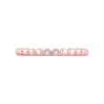 thumbnail image 2 of FB Jewels 10kt Rose Gold Womens Round Diamond 2-Stone Stackable Band Ring .03 Cttw, 2 of 4