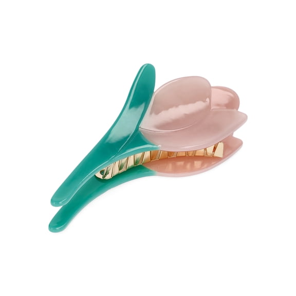 Weekend Academy Girls Tulip Hairclip, Pink