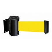 Tensabarrier Belt Barrier, Black,Belt Color Yellow 896-STD-33-STD-NO-Y5X-C