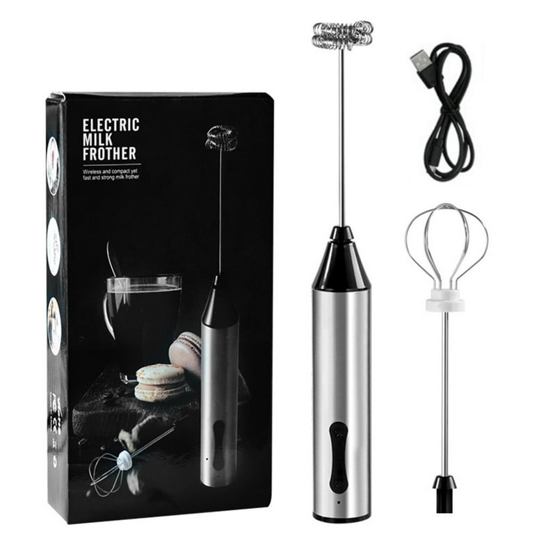 Milk Frother Handheld for Coffee, WeluvFit Battery Operated Whisk, Cordless  Milk Foamer Drink Mixer