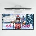 thumbnail image 4 of Hello Welcome Winter The Ski Rat Terrier Snowy Day Desk Mat Full Keyboard Mouse Pad Ratty Dog Lover Large Mousepad - 13013, 4 of 5