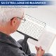 thumbnail image 4 of 3X Magnifying Glass for Reading, Hands- Free Magnifier with Flexible Gooseneck, Full Page Neck Wear Magnifying Glasses for Close Work, Reading, Sewing, Repair, Low Vision Seniors (Black), 4 of 5