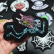 thumbnail image 4 of Parche adhesivo de Halloween para ropa, pegatinas de calabaza, fantasma, manzana, diablo, bordado, mochila, chaqueta, Horror, Punk, parches decorativos, 4 of 4