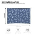 thumbnail image 3 of Easygdp Nautical Anchors Makeup Bag Toiletry Bag Canvas Makeup Bags Zipper Cosmetic Pouch Travel Cosmetic Pouch for Women Gifts, 3 of 7