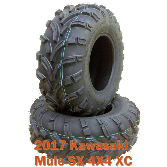Set 2 front ATV Tires 26x9-12 for 2017 Kawasaki Mule SX 4X4 XC