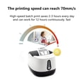 thumbnail image 2 of TFixol 58mm Portable Bluetooth Thermal Printer for Receipts and Barcodes, Wireless USB Printing, Compact Design with US Plug, High-Speed 70mm/s, 203 DPI Resolution, Compatible with, 2 of 7