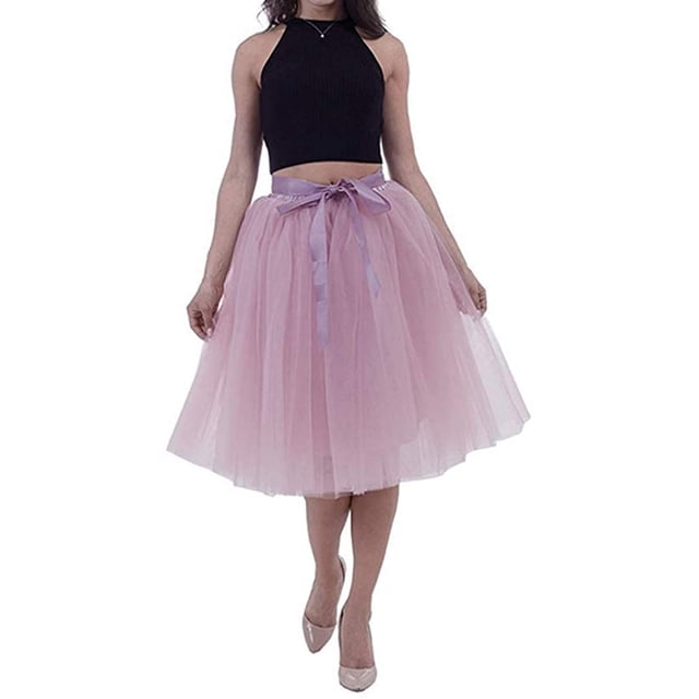 Jupe Tutu en Tulle de Ballet Princesse pour Femmes et Filles, Robe Mini de Soirée de Mariage, Bal, Rockabilly