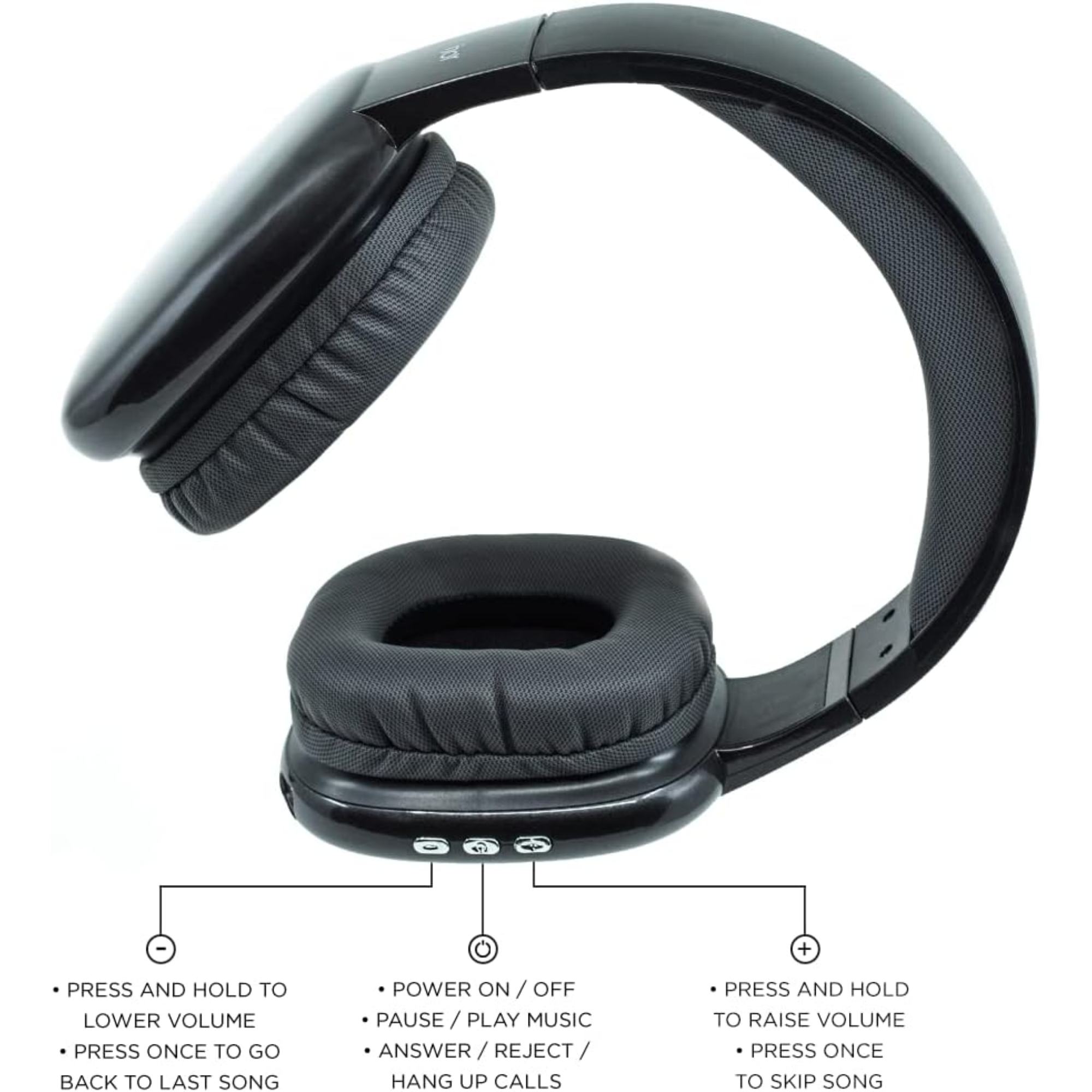 iJoy Ultra Over-Ear Wireless Noise-Canceling Headphones photo 3