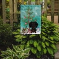 thumbnail image 2 of Carolines Treasures BB4252GF Merry Christmas Tree Wire Haired Dachshund Black & Tan Flag Garden Size, 2 of 2