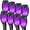 Purple, variant on 12Pack Flickering Flame Solar Torch Lights for Garden Decor, Waterproof Solar Lights Outdoor Decorative, Garden Outdoor Decorations for Yard Porch Lawn Patio Outside Decor-Luces Solares