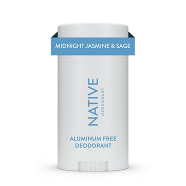 Native Deodorant, Aluminum Free, Midnight Jasmine & Sage, Deodorant for Women and Men, 2.65 oz