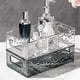 thumbnail image 1 of Cesta organizadora de cosméticos acrílicos - Caja apilable con patrón glaciar - Organizador transparente de sobremesa - 10,31x6,10x2,99 pulgadas, 1 of 6